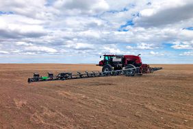 Sprayer in the field.