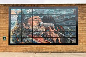 Willie Nelson Farm Aid mural