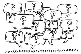 Question marks