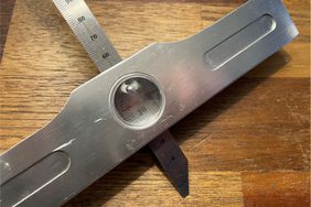 Tire tread depth gauge.